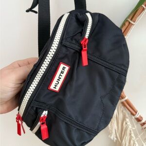 Hunter Black Crossbody Bag